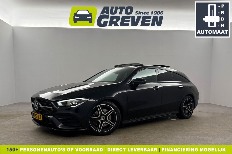 Mercedes-Benz CLA-Klasse 200 AMG 164PK Pano Sfeerverl. Burmester Carplay Virtual LED Camera Clima Cruise Navi PDC 18''LMV