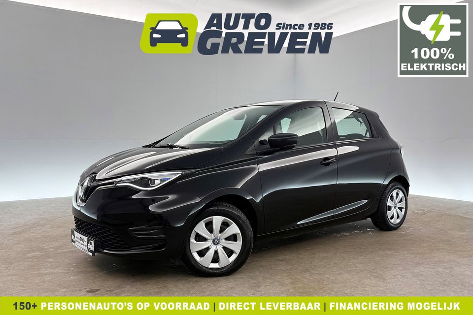 Renault ZOE Life 50 kWh | Huur Accu | Elektrisch Clima Carplay Cruise LED Navi Virtual DAB+