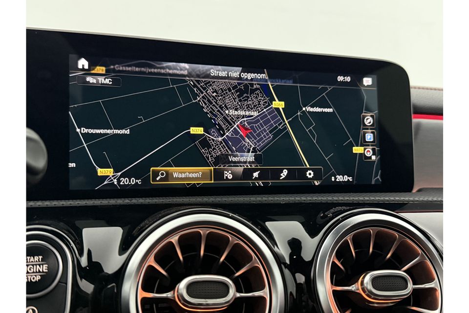 Mercedes-Benz CLA-Klasse 200 AMG 164PK Pano Sfeerverl. Burmester Carplay Virtual LED Camera Clima Cruise Navi PDC 18''LMV