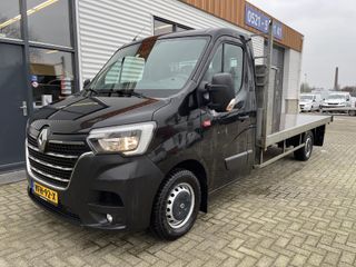 Renault Master T35 2.3 dCi 165pk L3 Energy EURO VI / pickup / open laadbak / plateau L 375 x B 210 / vaste prijs rijklaar € 22.950 ex btw / lease vanaf € 410 / airco / cruise / navigatie / opberg box