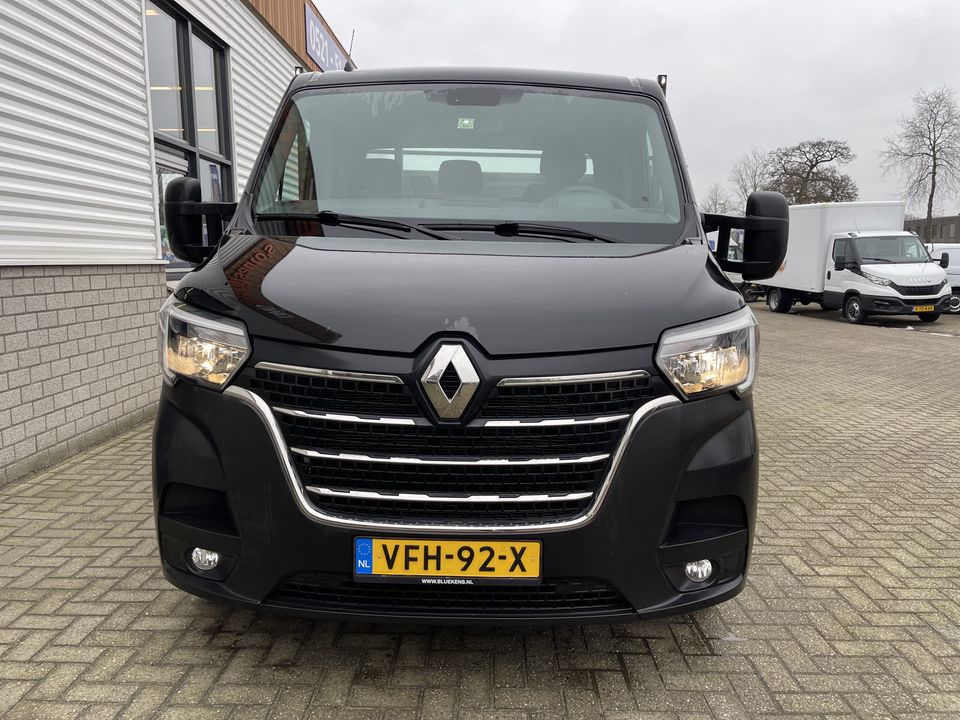 Renault Master T35 2.3 dCi 165pk L3 Energy EURO VI / pickup / open laadbak / plateau L 375 x B 210 / vaste prijs rijklaar € 22.950 ex btw / lease vanaf € 410 / airco / cruise / navigatie / opberg box