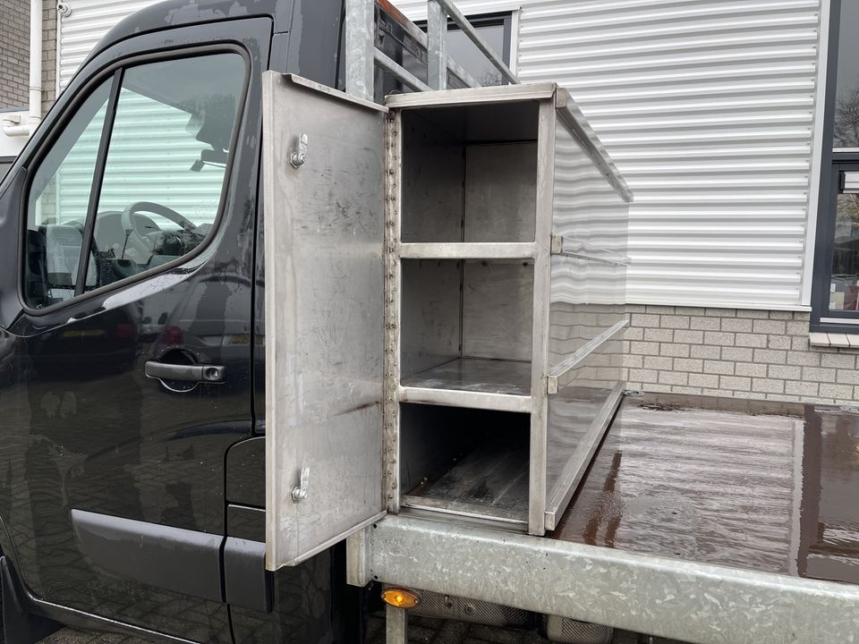 Renault Master T35 2.3 dCi 165pk L3 Energy EURO VI / pickup / open laadbak / plateau L 375 x B 210 / vaste prijs rijklaar € 22.950 ex btw / lease vanaf € 410 / airco / cruise / navigatie / opberg box