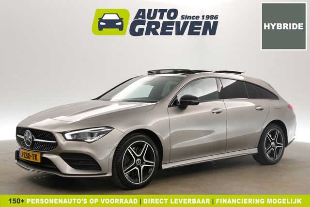 Mercedes-Benz CLA-Klasse 250e AMG 262PK Hybride Automaat Pano Sfeerverl. LED Carplay Camera Clima Cruise Navi Memory-Seat Virtual Stoelverwarming PDC 18''LMV