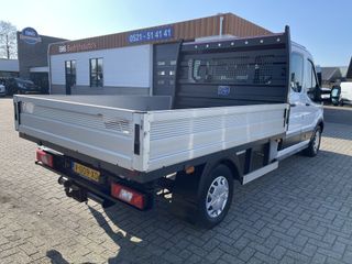 Ford Transit 350 2.0 TDCI L3H1 DC 7 persoons pickup / vaste prijs rijklaar € 18.950 ex btw / lease vanaf € / airco / cruise / open laadbak / trekhaak 2650 kg / euro 6 diesel