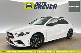 Mercedes-Benz A-Klasse 250 e AMG Limited 262PK Automaat LED Pano Sfeerverl. Camera Cruise Clima Navi Stoelverwarming Virtual Memory-Seat PDC 18"LMV