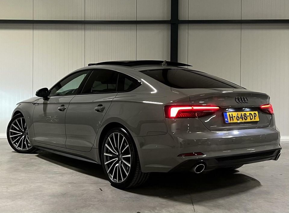 Audi A5 Sportback S-line black edition Pano Nardo Grey Sfeer