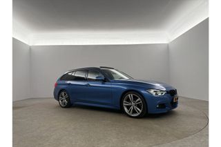 BMW 3-serie 320d High Executive M-Sport 191PK Pano Leder LED 19"LMV Clima Cruise Stoelverwarming Navi Parkeersensoren