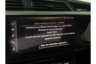 Audi e-tron 50 Quattro 4WD Launch Edition Plus 313PK Elektrisch Pano Sfeer Clima Cruise Carplay 20"LMV LED Navi Virtual PDC Camera