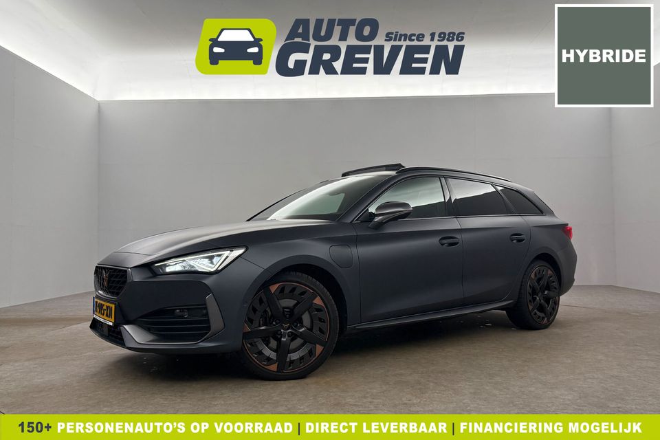 CUPRA Leon Sportstourer 1.4 e-Hybrid VZ 260PK Pano Sfeer Clima Cruise Camera Carplay Memory-Seats 19"LMV LED Virtual Navi PDC