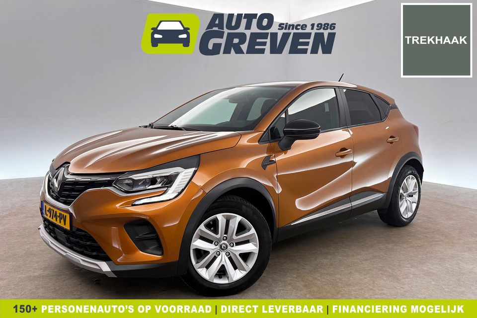 Renault Captur 1.0 TCe Zen Clima Carplay LED Trekhaak DAB+ Stoelverwarming PDC 17"LMV