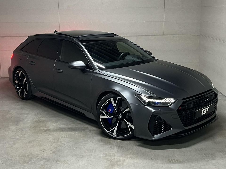 Audi RS6 Avant 4.0 TFSI Quattro Matgrijs Dynamic+ B&O 600PK