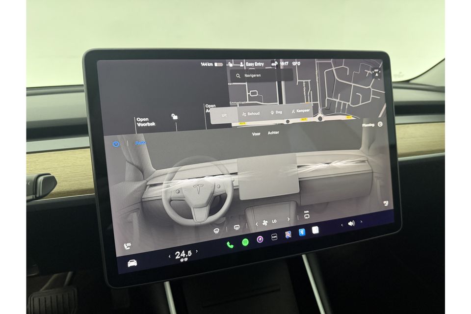 Tesla Model 3 Long Range AWD 75 kWh 351PK Autopilot 360Camera LED Cruise Clima Navi Stoelverwarming Pano-View Memory-Seats PDC 19"LMV