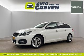 Peugeot 308 1.2 PureTech Pano View Carplay Cruise Clima LED Trekhaak Leder Navigatie PDC 16"LMV