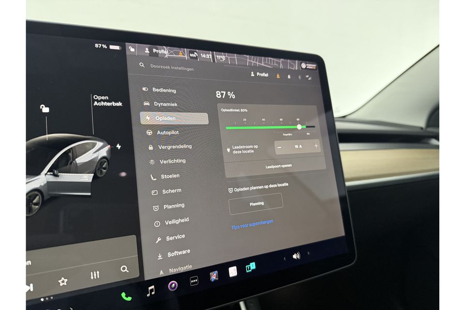 Tesla Model 3 Long Range AWD 75 kWh 351PK Autopilot 360Camera LED Cruise Clima Navi Stoelverwarming Pano View Leder Memory-Seats PDC 19"LMV