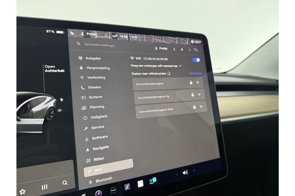 Tesla Model 3 Long Range AWD 75 kWh 351PK Autopilot 360Camera LED Cruise Clima Navi Stoelverwarming Pano View Leder Memory-Seats PDC 19"LMV