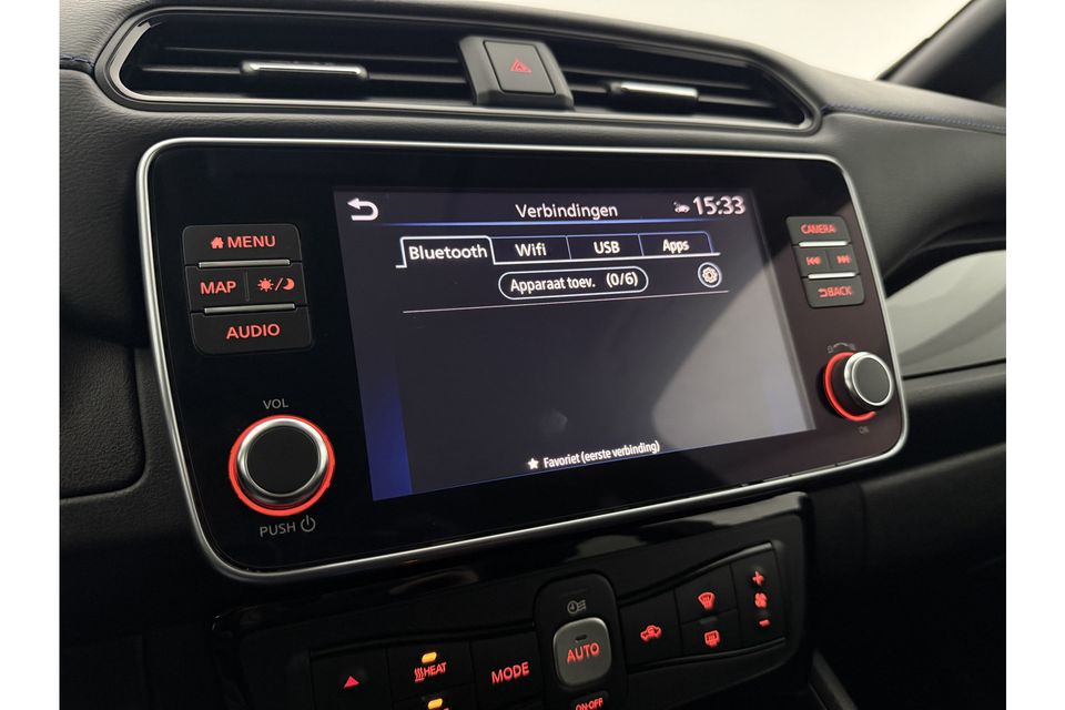 Nissan Leaf N-Connecta 40 kWh | Elektrisch | 150PK 360Camera Carplay Cruise Clima LED Navi | Stoel/Stuurverwarming | PDC DAB+ 17"LMV