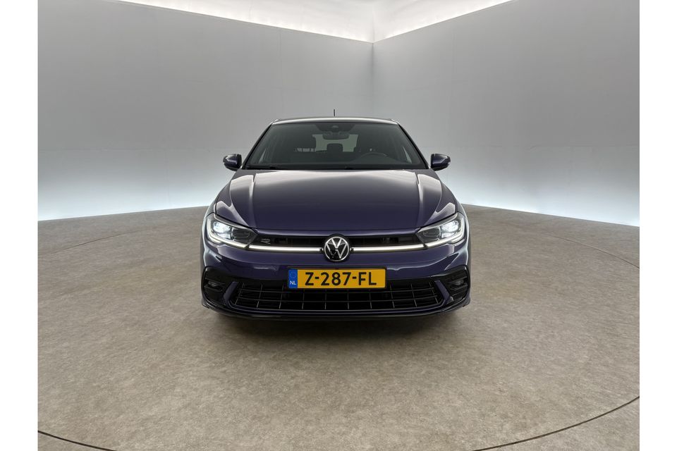 Volkswagen Polo 1.0 TSI R-line DSG IQ-Lights LED Adaptive Cruise Camera Carplay Clima Virtual DAB+ Stoelverwarming PDC 17"LMV