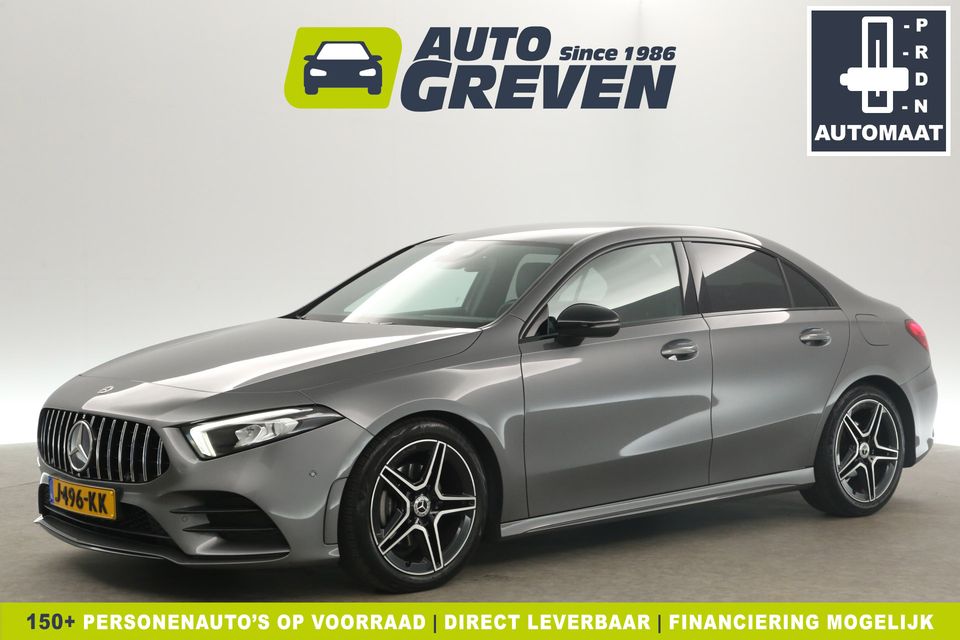 Mercedes-Benz A-Klasse 180 AMG Sfeerverl. LED Clima Camera Cruise Virtual Navi 18"LMV Parkeersensoren