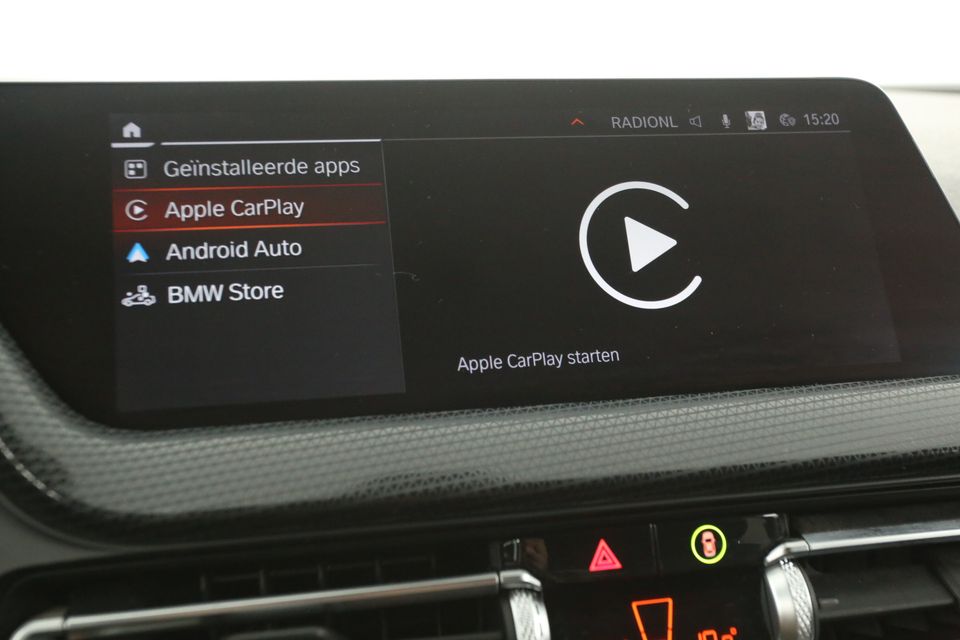 BMW 1-serie 118i M-Sport 141PK  Pano Carplay Sfeer Virtual LED Clima Camera Cruise Navi Memory-Seat PDC 17"LMV