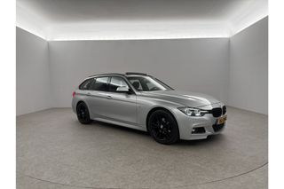 BMW 3 Serie 318i M Sport Automaat Pano LED Camera Clima Cruise Navi Head-up Display Stoelverwarming Leder PDC 18"LMV