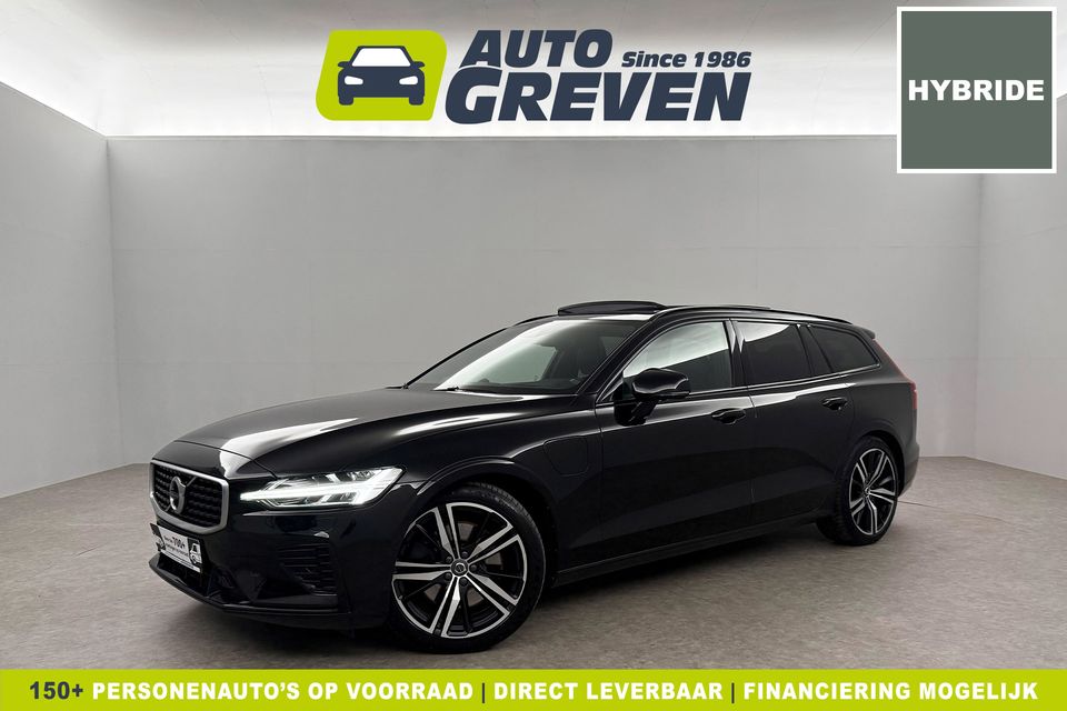 Volvo V60 2.0 T8 Twin Engine 355PK AWD R-Design LED | Pano | Bowers & Wilkins Audio | 360 camera | Trekhaak Head up Display Carplay Cruise Navi Virtual 19"LMV Memory Seats Leder PDC