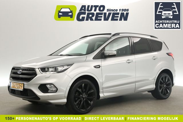 Ford Kuga 150PK ST-Line Pano LED Sfeer Carplay Camera 19"LMV Clima Cruise Navi Memory-Seat Stoel/Stuurverwarming PDC